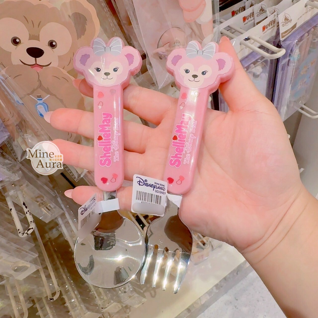 雪莉玫 ShellieMay 兒童 餐具 造型碗/叉子/湯匙 -香港迪士尼樂園