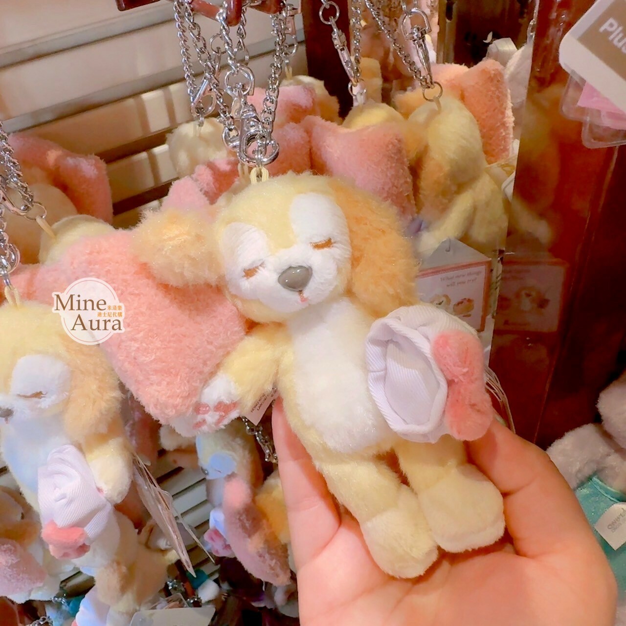 (現貨) 甜睡 Duffy's Sweet Dreams 可琦安 餅乾 CookieAnn 睡顏 絨毛 吊飾 鑰匙圈 -香港迪士尼樂園