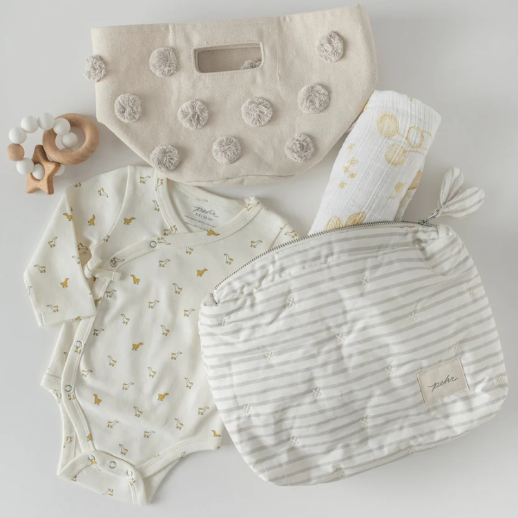 Pehr│On The Go Pouch多用途收納拉鍊袋．Pebble Grey