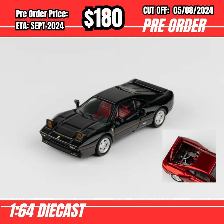 PO-$180 * LX Model * 1:64 288 GTO Black [OD31/07]