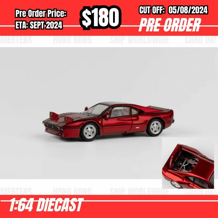 PO-$180 * LX Model * 1:64 288 GTO Metallic Red [OD31/07]