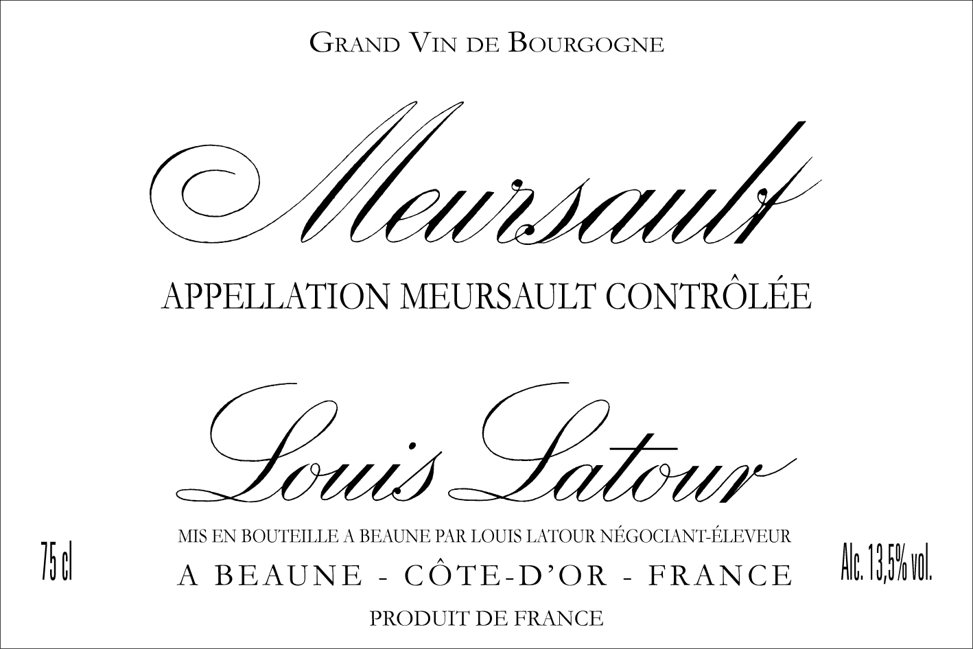 Louis Latour Meursault 2021 Half 37.5cl
