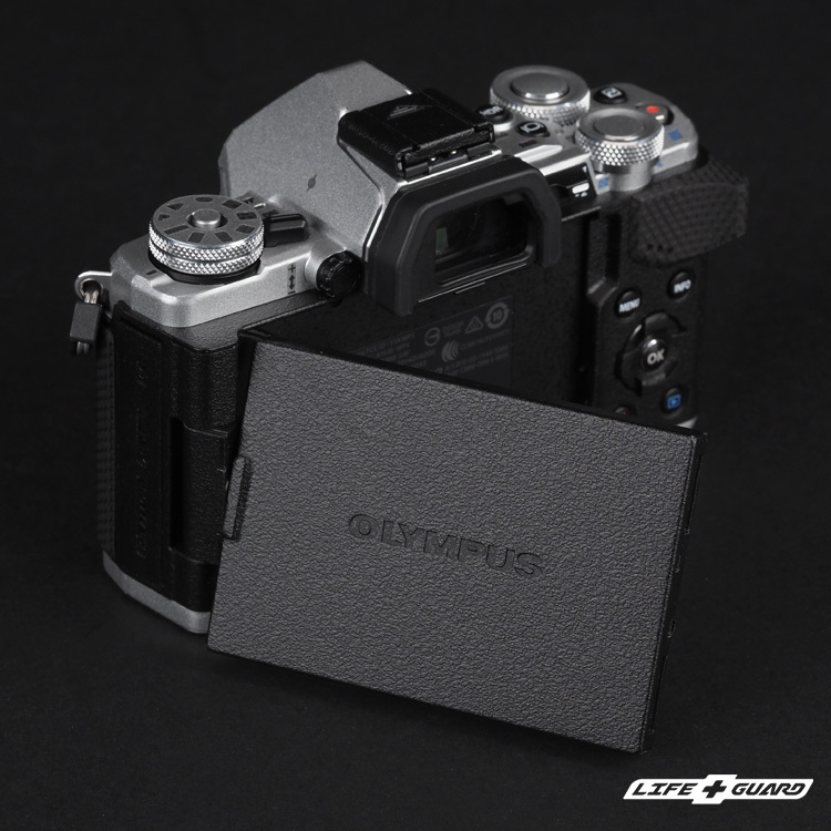 LIFE+GUARD OLYMPUS E-M5 Mark II 相機貼膜背面展示圖