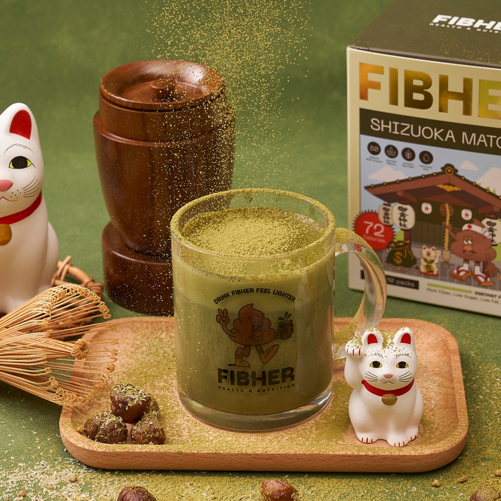 FIBHER 靜岡抹茶纖維飲【3日體驗組】‼️預計3/23後出貨‼️