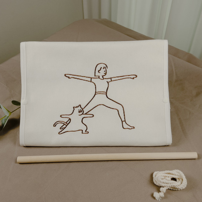 BOMGO | 逗貓棒收納壁掛（雙層可掀式）