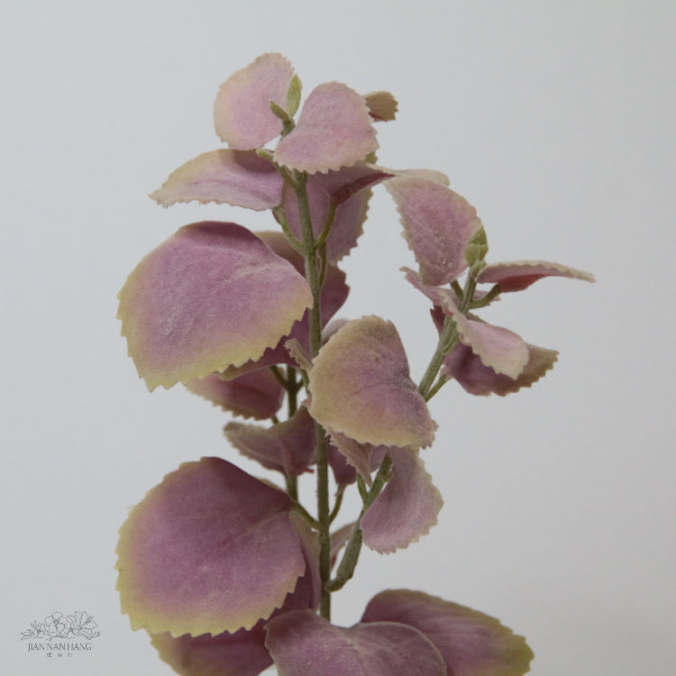 人造葉 植絨薄荷葉