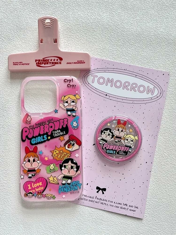 飛天小女警手機殼+磁吸支架