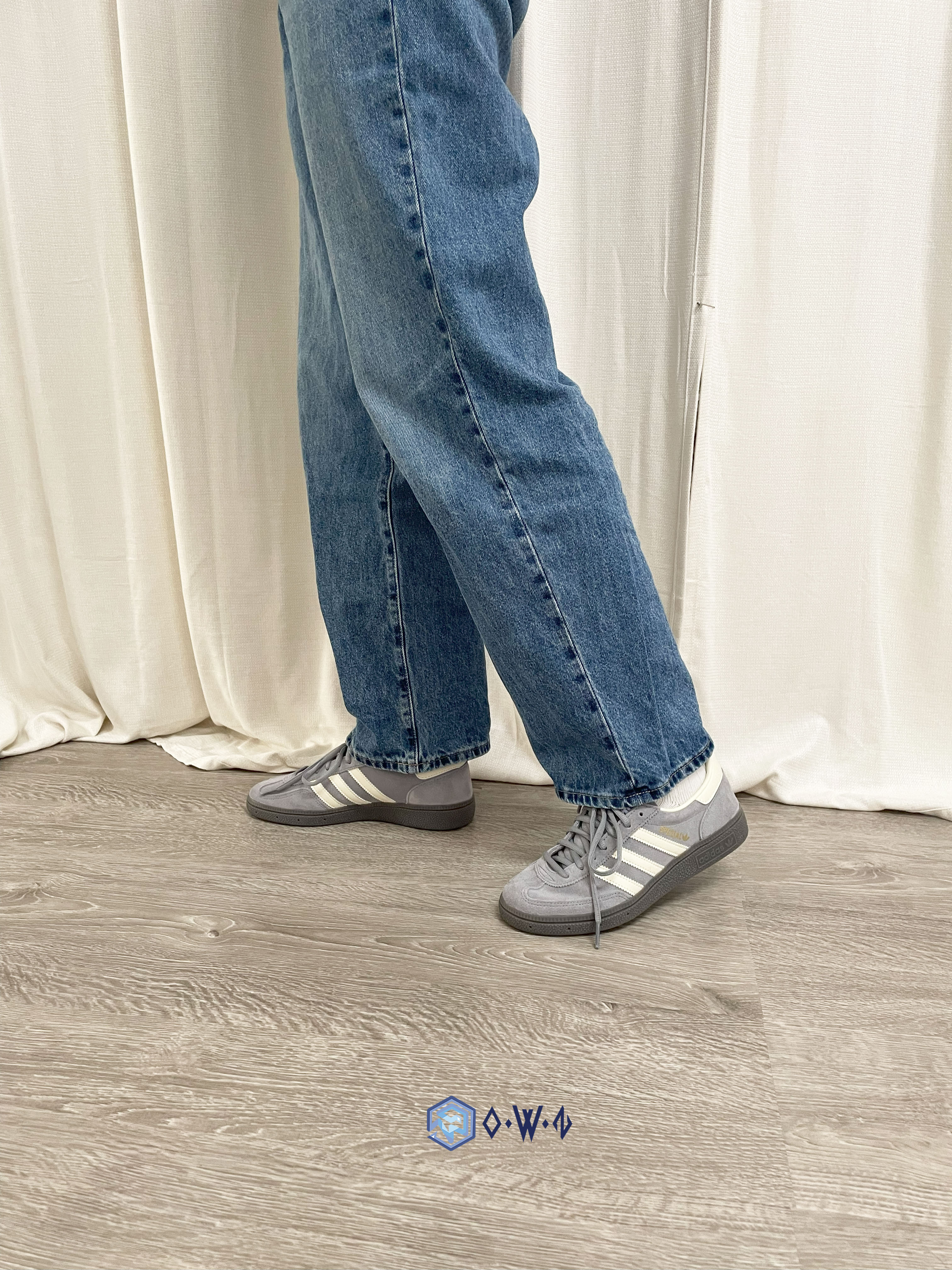 【OWN】Adidas HANDBALL SPEZIAL 麂皮 休閒 平底 球鞋 成人款 冷灰 JI4486