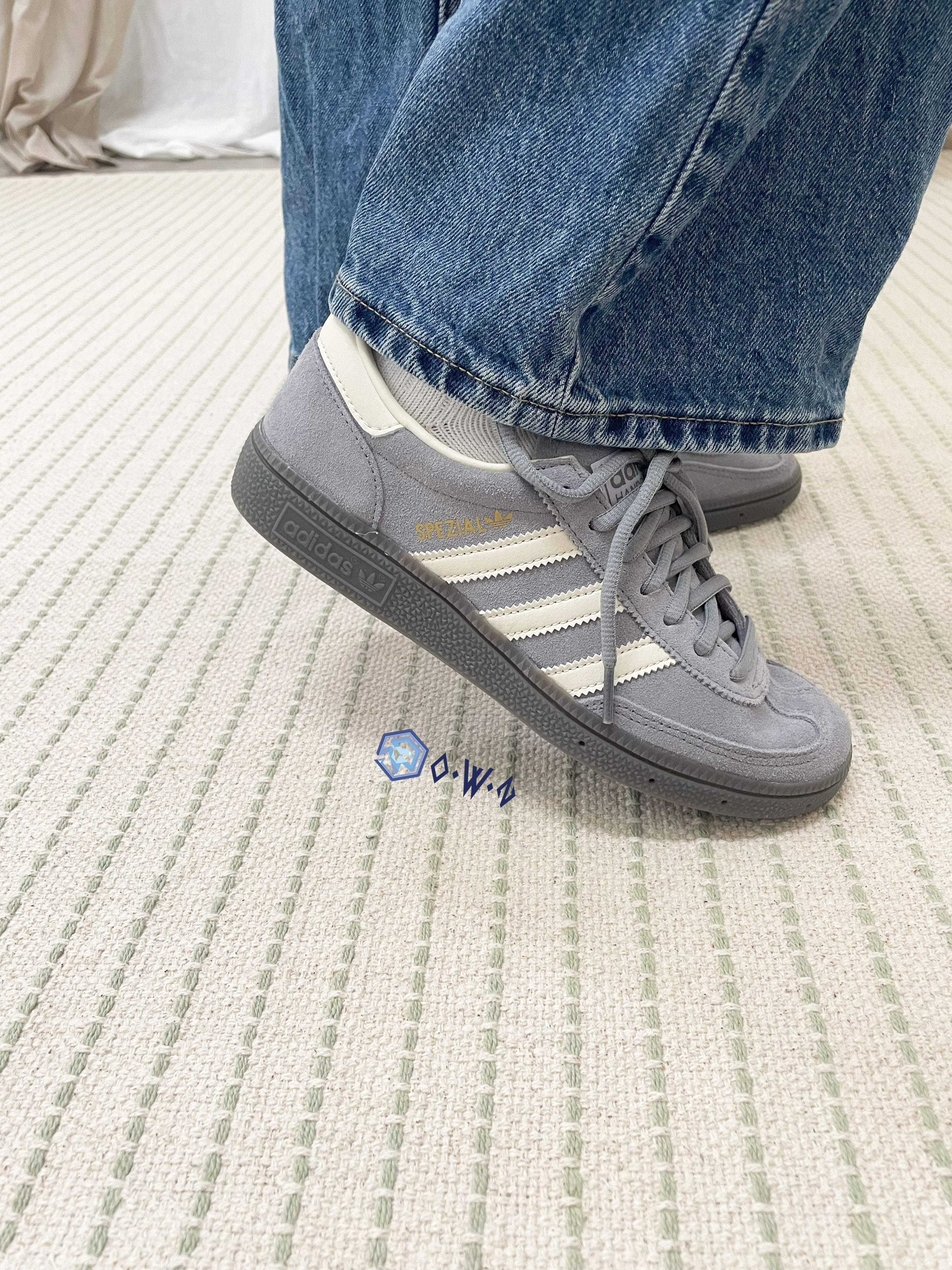 【OWN】Adidas HANDBALL SPEZIAL 麂皮 休閒 平底 球鞋 成人款 冷灰 JI4486