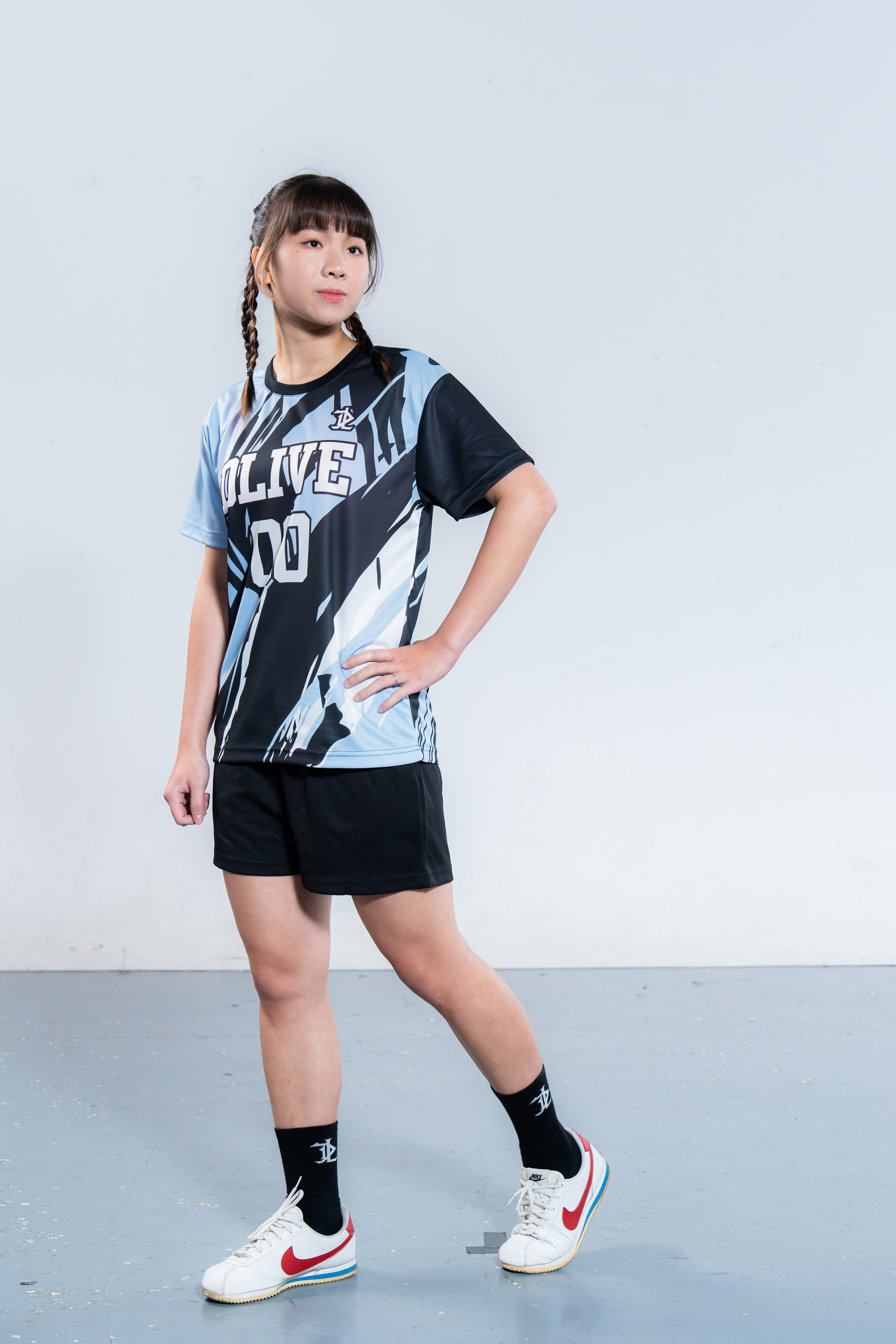 昇華圓領羽球服 - 茁芽