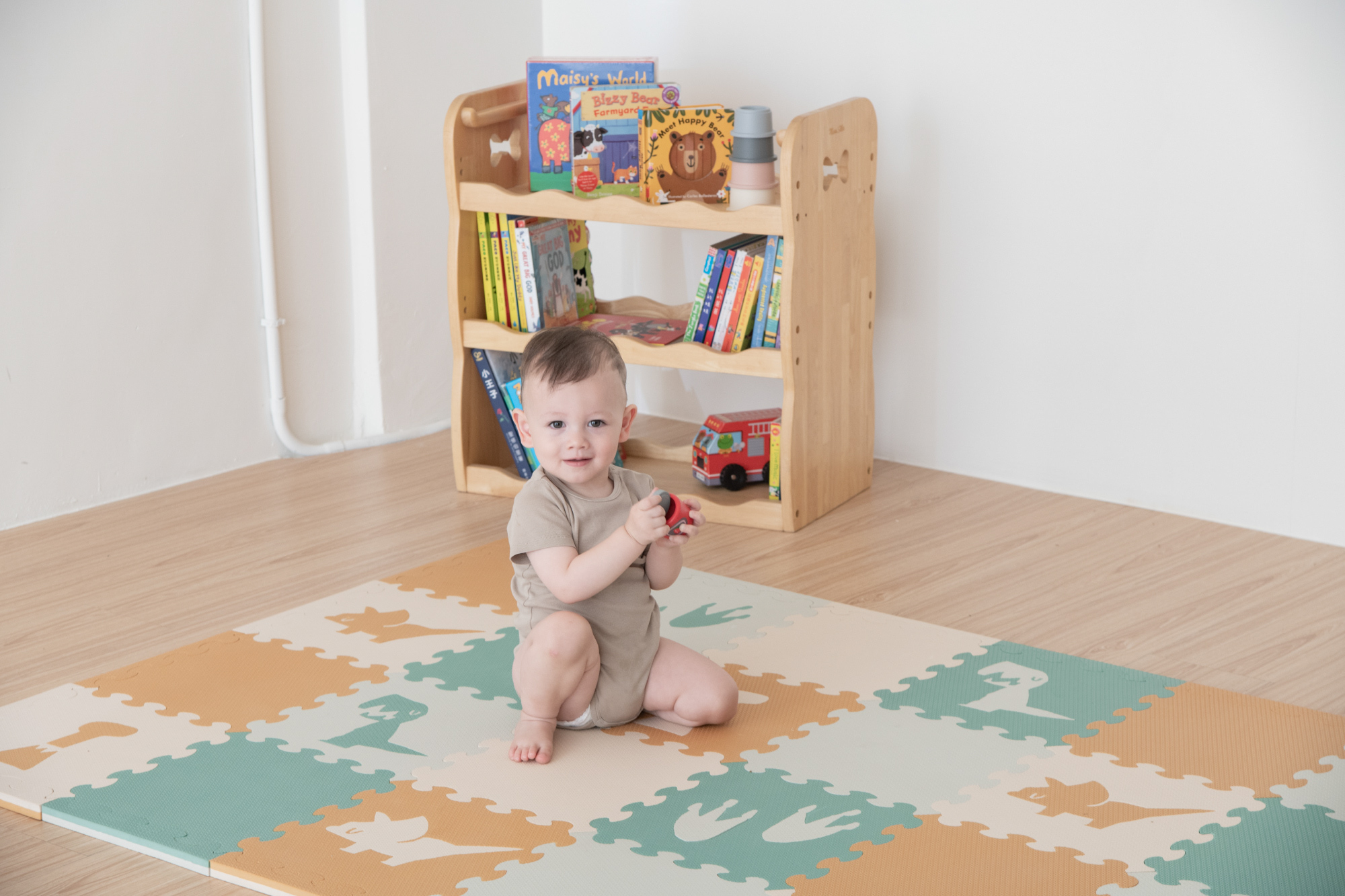 這是叢林恐龍地墊的照片