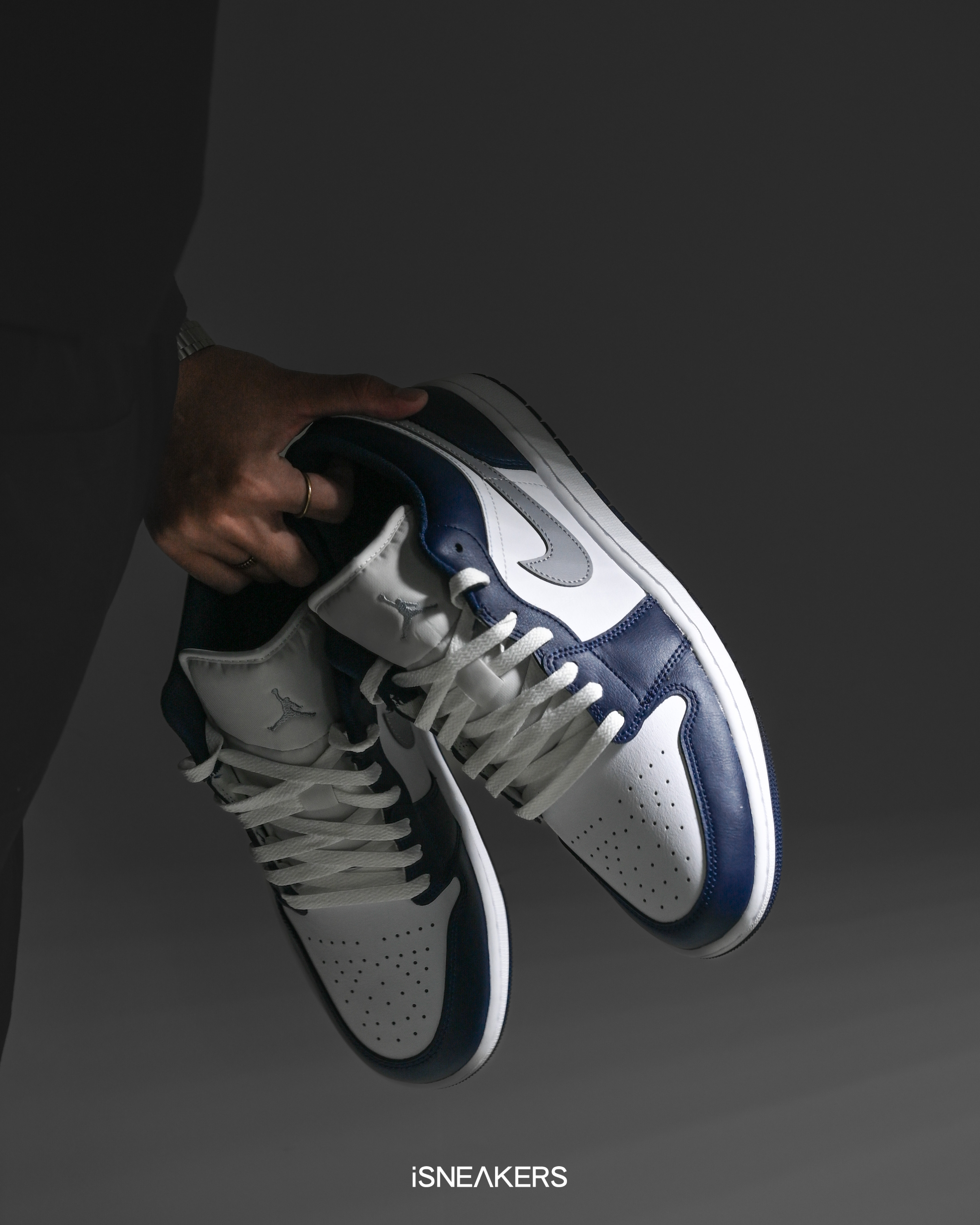 iSNEAKERS｜Air Jordan 1 Low "Midnight Navy" 午夜藍 553558-141