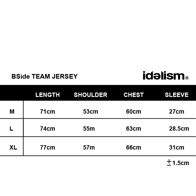 idealism x bside collaborations " BSide TEAM JERSEY " 網眼球衣【ID24095】
