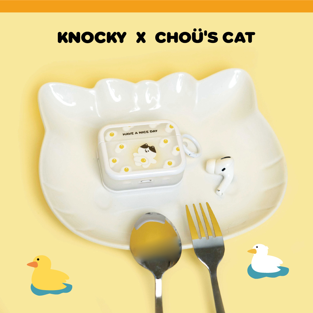 【Knocky x 周氏喵喵】『早安！喵之晨』AirPods Pro 1/2代 保護殼