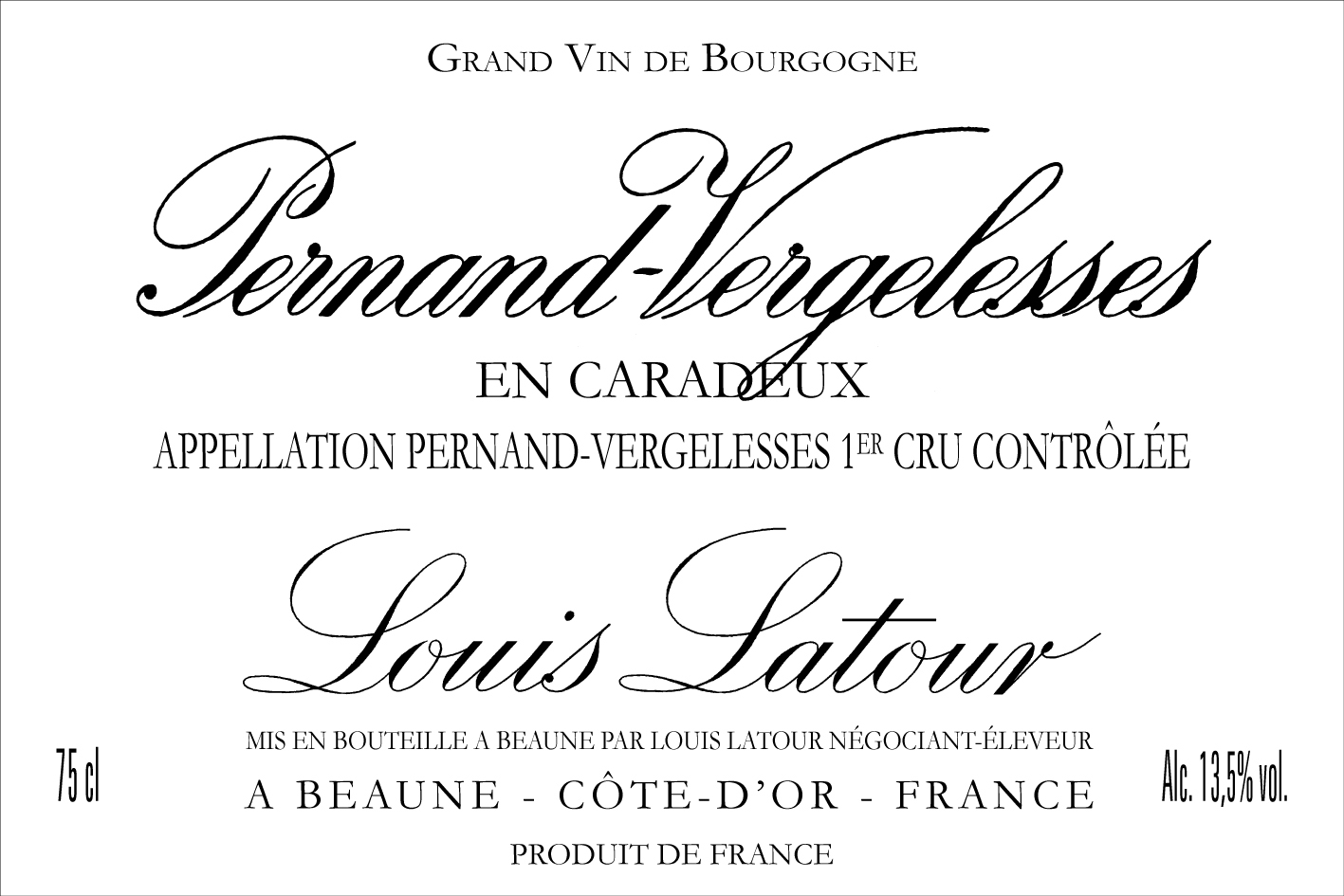 Louis Latour Pernand-Vergelesses 1er Cru En Caradeux 2022