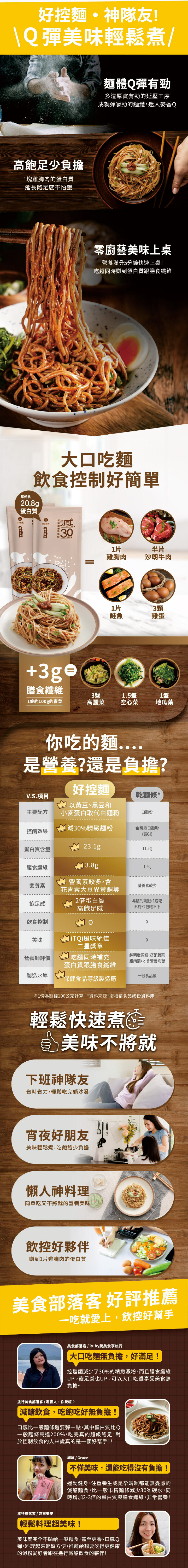 日日好食-控醣拌麵–蒜香炸醬