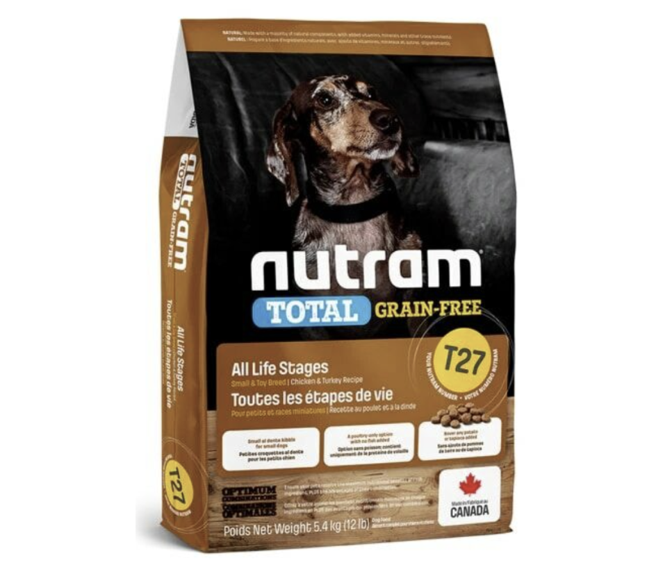 Nutram Total T27 無穀物雞及火雞配方(細粒)