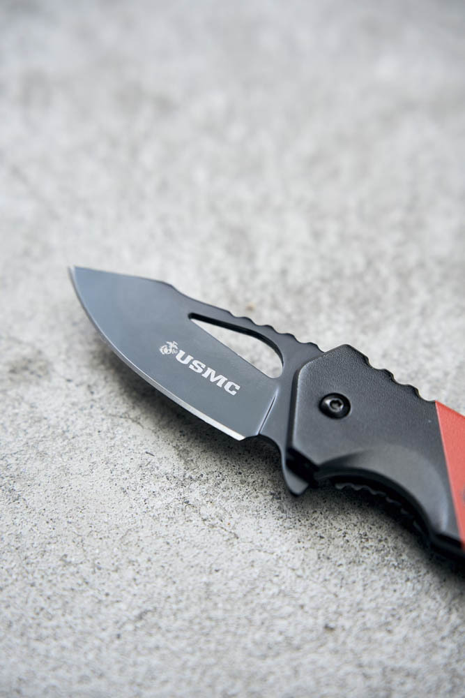 【USMC】Blood Stripe Knife 美國海軍陸戰隊授權小刀兼開瓶器