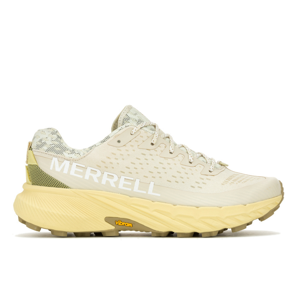 【MERRELL】AGILITY PEAK 5 輕量戶外越野運動鞋 奶油黃 男/ML068189