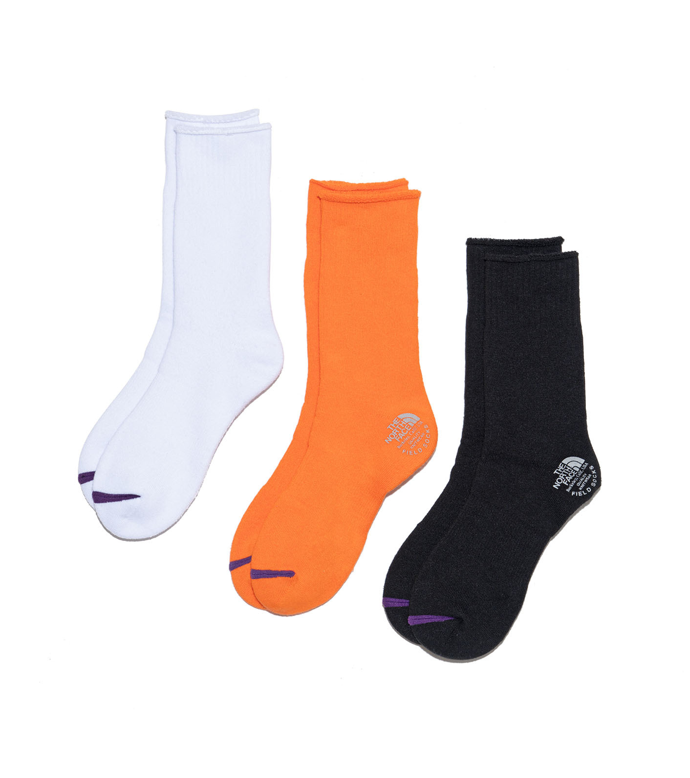 預購┃TNF 紫標 Pack Field Socks 3P 長襪 三雙一組