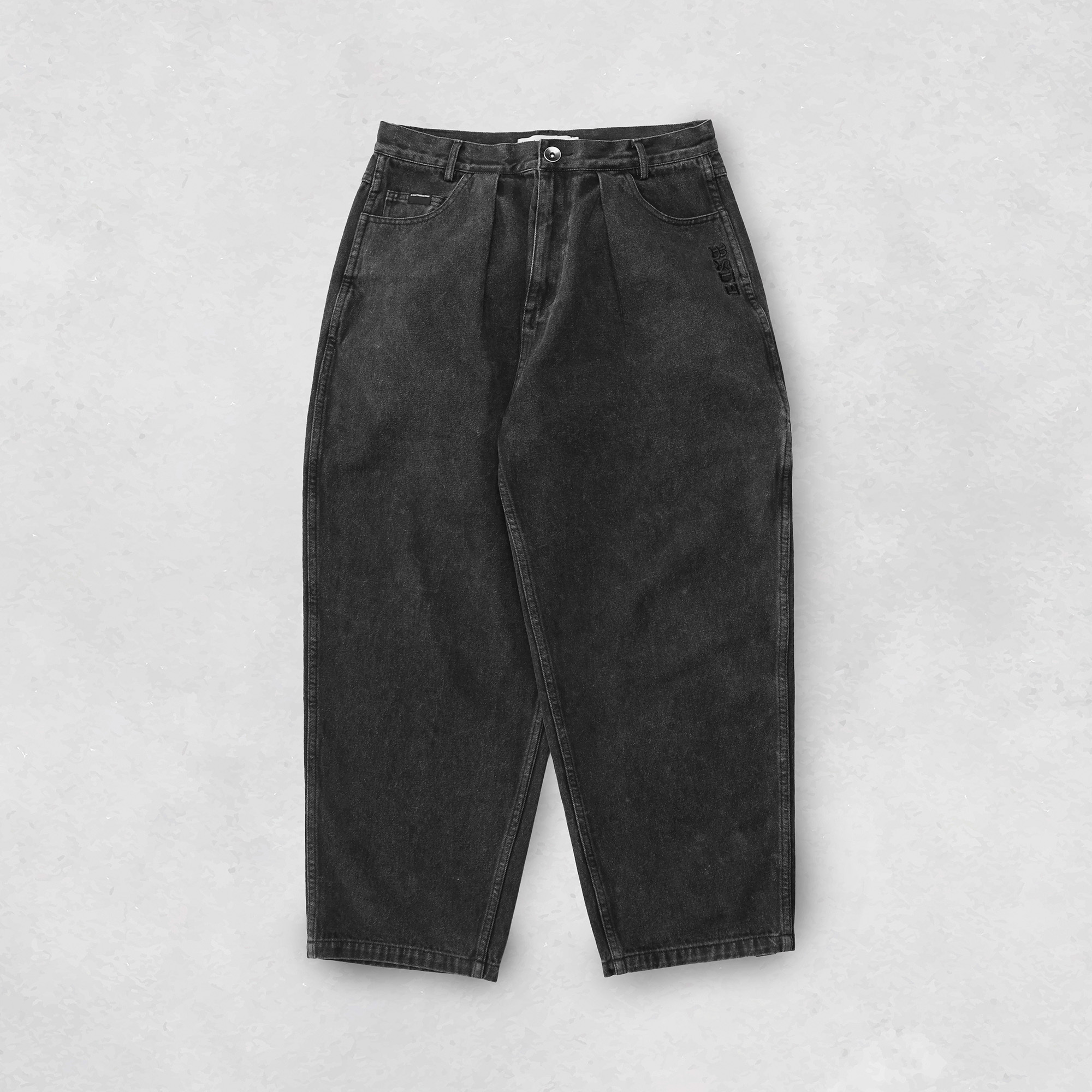 idealism / BSide TEAM JEANS - Black