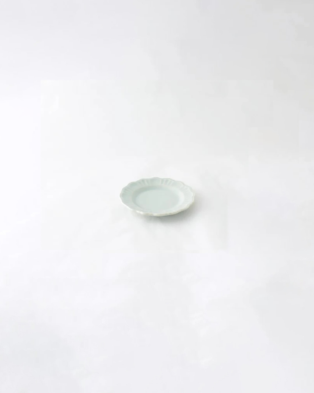 Pomponner 10.5cm 浮雕小碟 淡綠｜studio m'