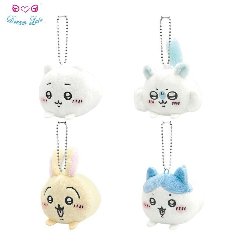 KTQ STORE ‧  日本 Chiikawa 吉伊卡哇 圓滾滾 趴姿 娃娃吊飾 鑰匙圈