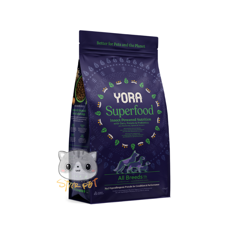 YORA Superfood Insect Protein for Adult Dog 6kg