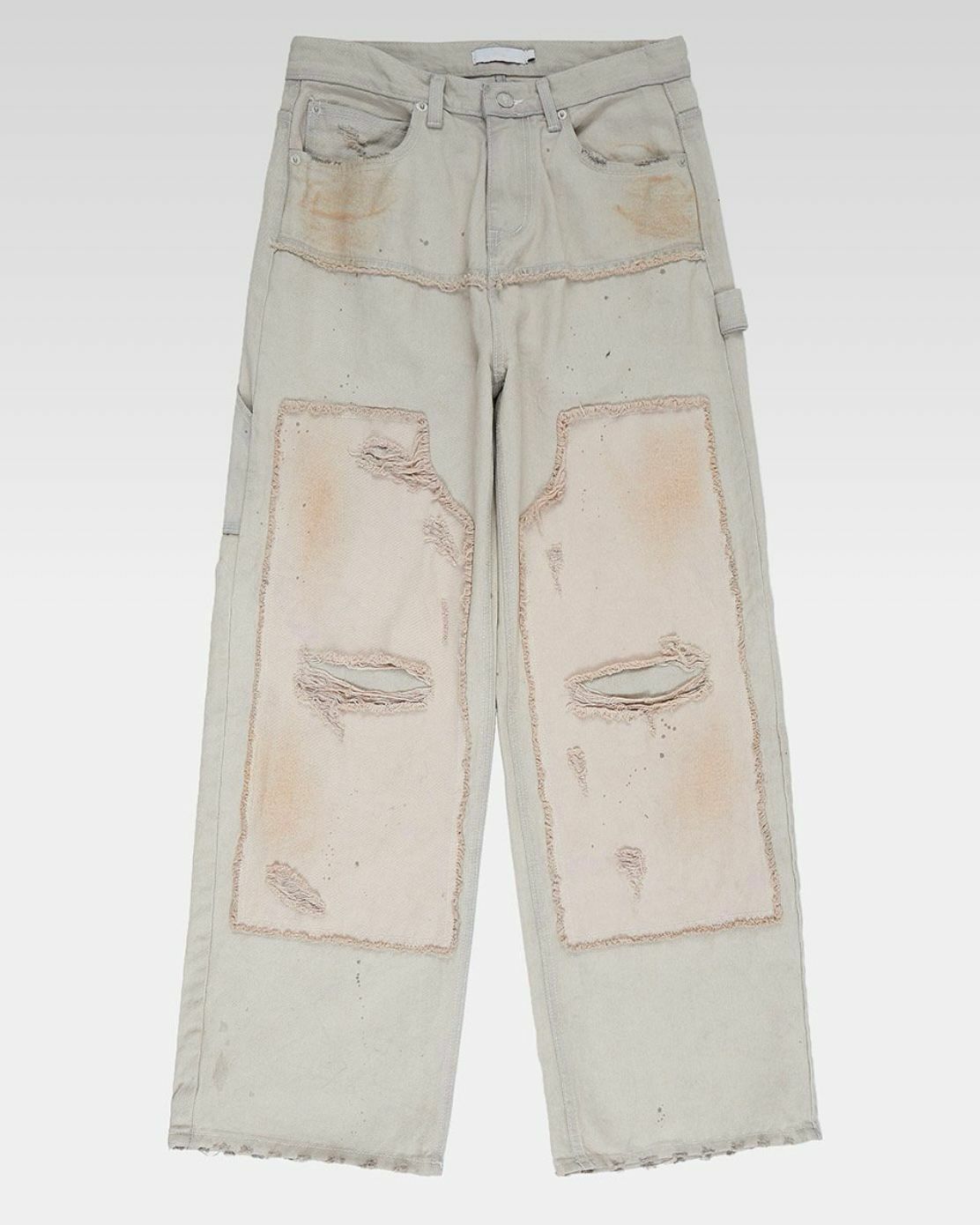 仿污鬆身牛仔褲 UNUSED-014P