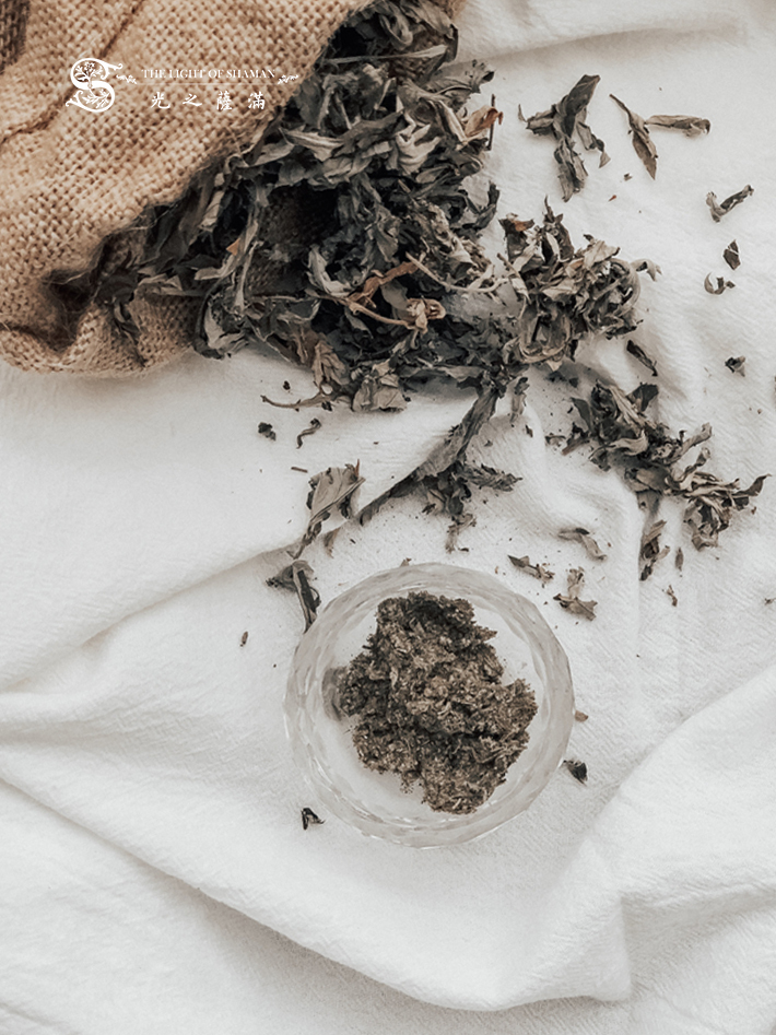 除障聖品 中國湖北野生嶄艾葉粉 艾草粉 薰香除障抗病毒-光之薩滿