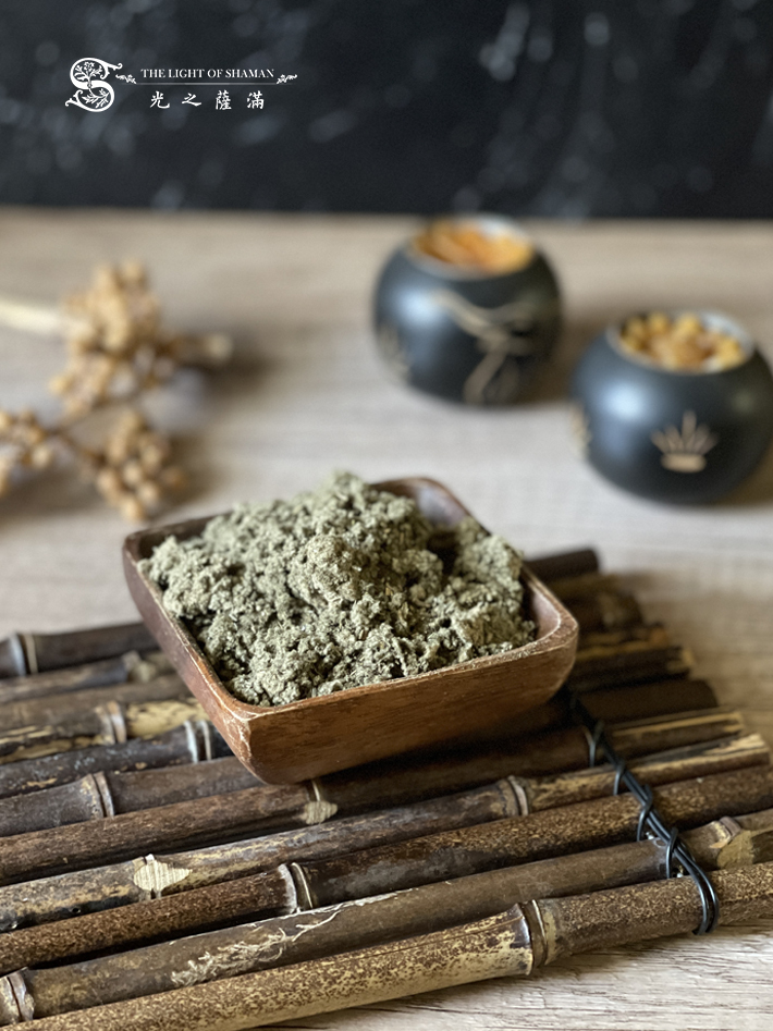除障聖品 中國湖北野生嶄艾葉粉 艾草粉 薰香除障抗病毒-光之薩滿