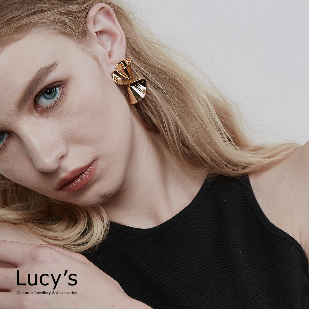 Lucy's X RO HUANG．耳環 (二色) (118994/118995)