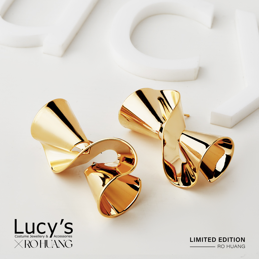 Lucy's X RO HUANG．耳環 (二色) (118994/118995)