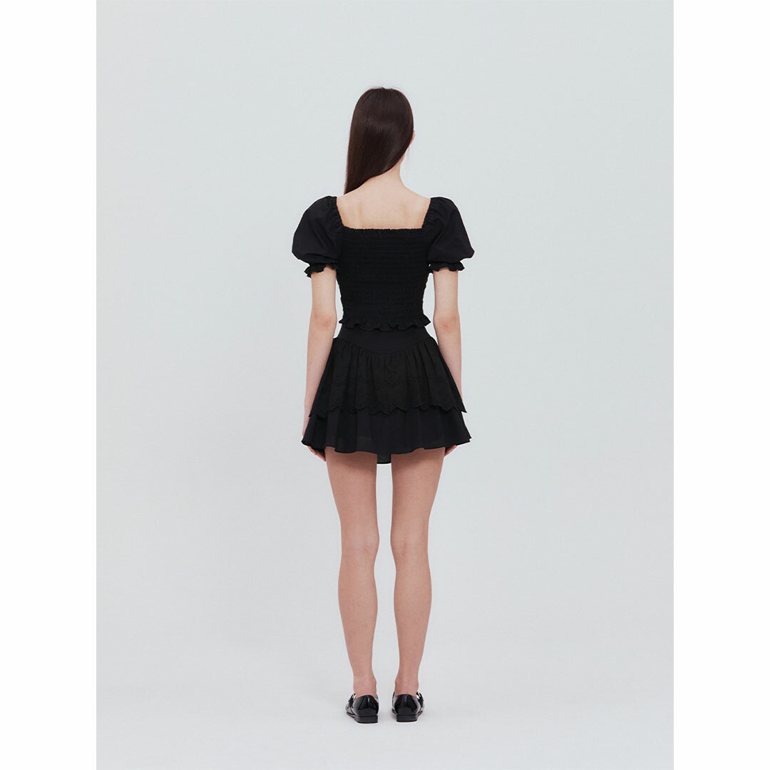 NOT YOUR ROSE】【網店限定】Sarah blouse (Black)