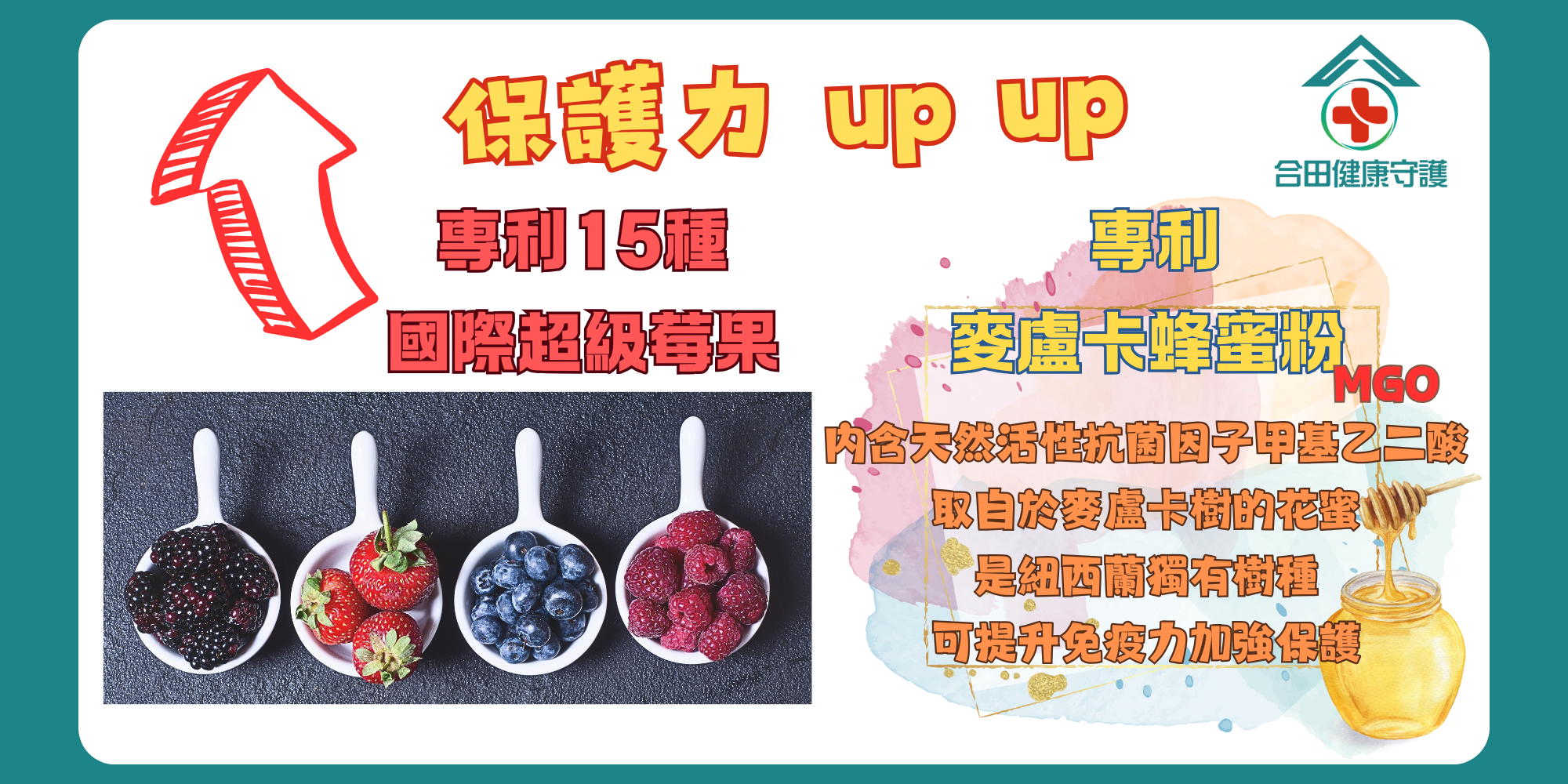 合田維他命C_專利麥盧卡蜂蜜粉