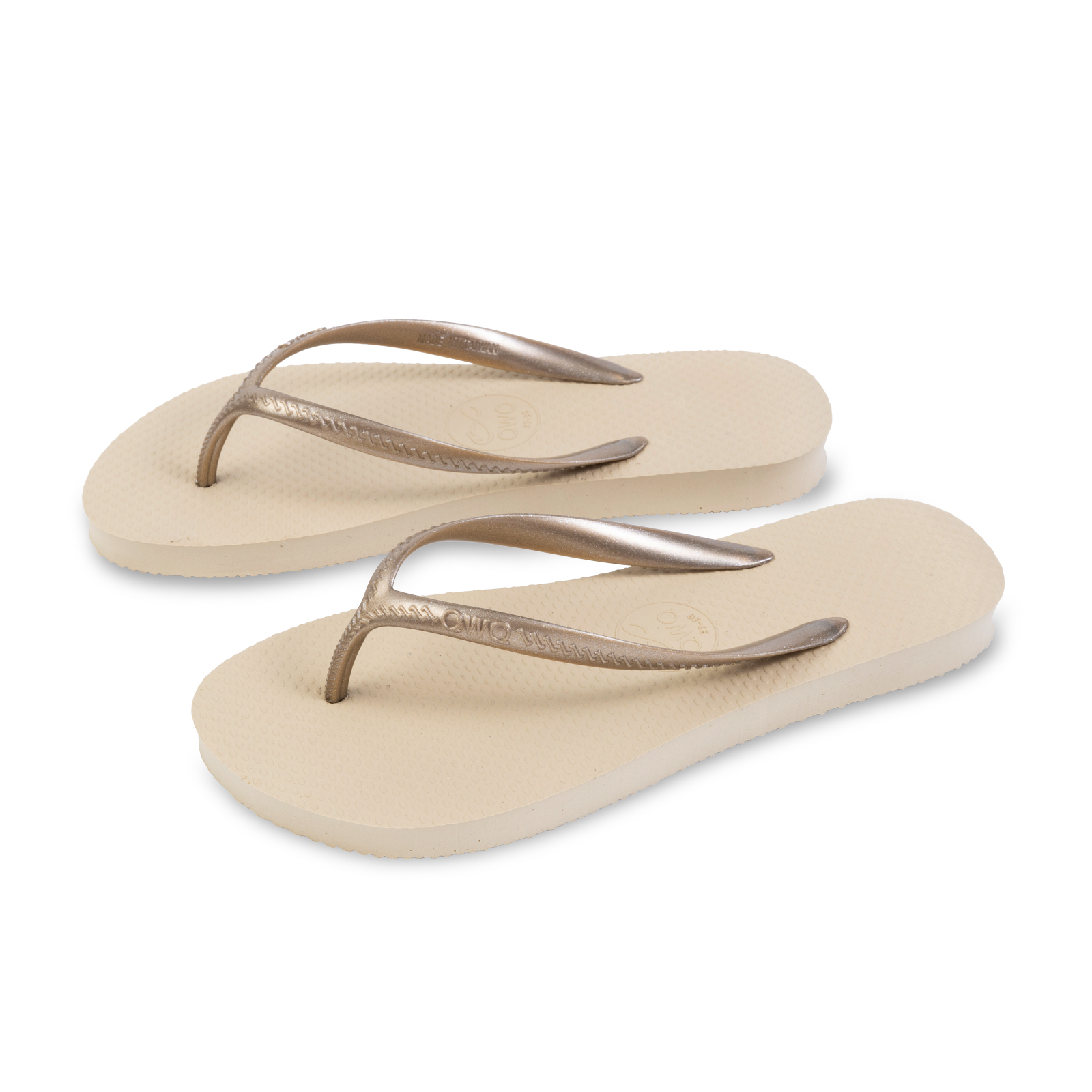 Glint微光系列 經典純色 沙金 女款平底人字夾腳拖