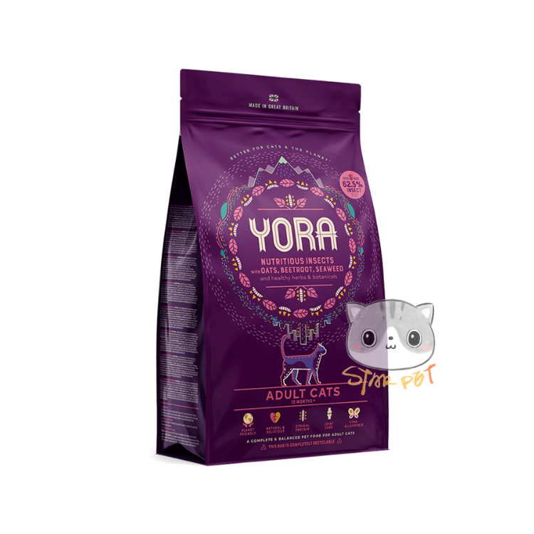 【Best Before 2026/03】YORA Support Insect Protein for Adult Cat 1.5kg