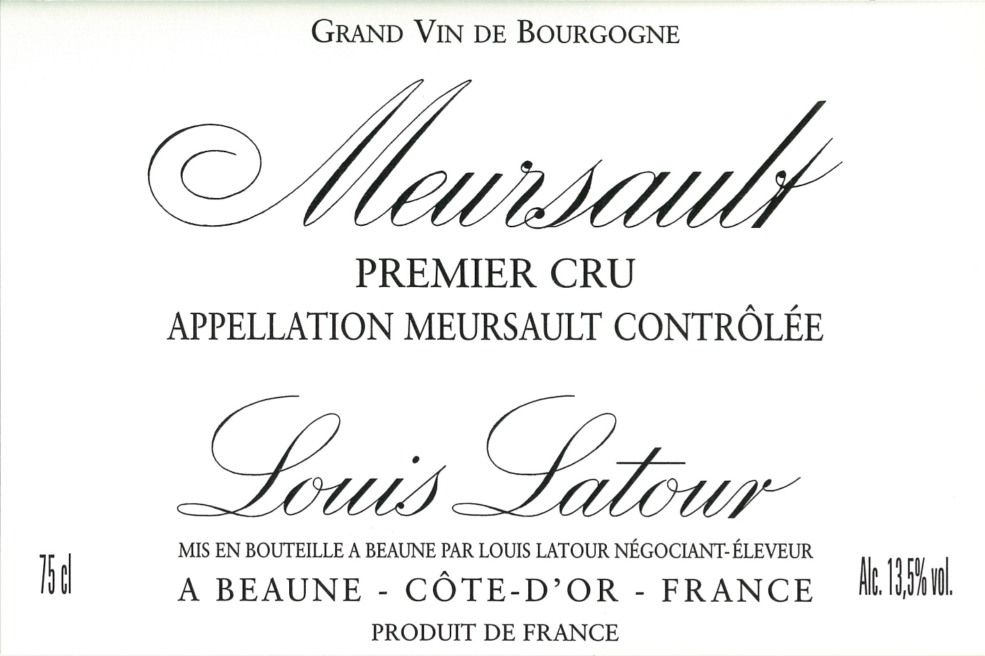 Louis Latour Meursault 1er Cru 2020 (JS 93)