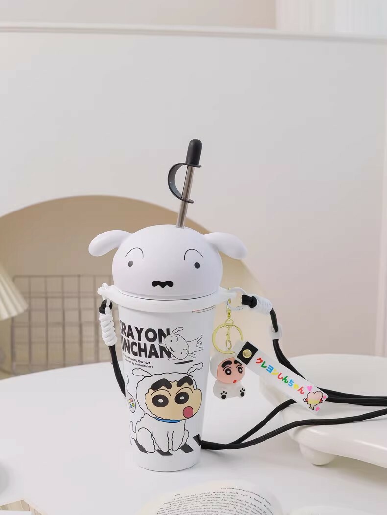 蠟筆小新 小白 大頭 保冰 保溫杯 不鏽鋼 高顏值