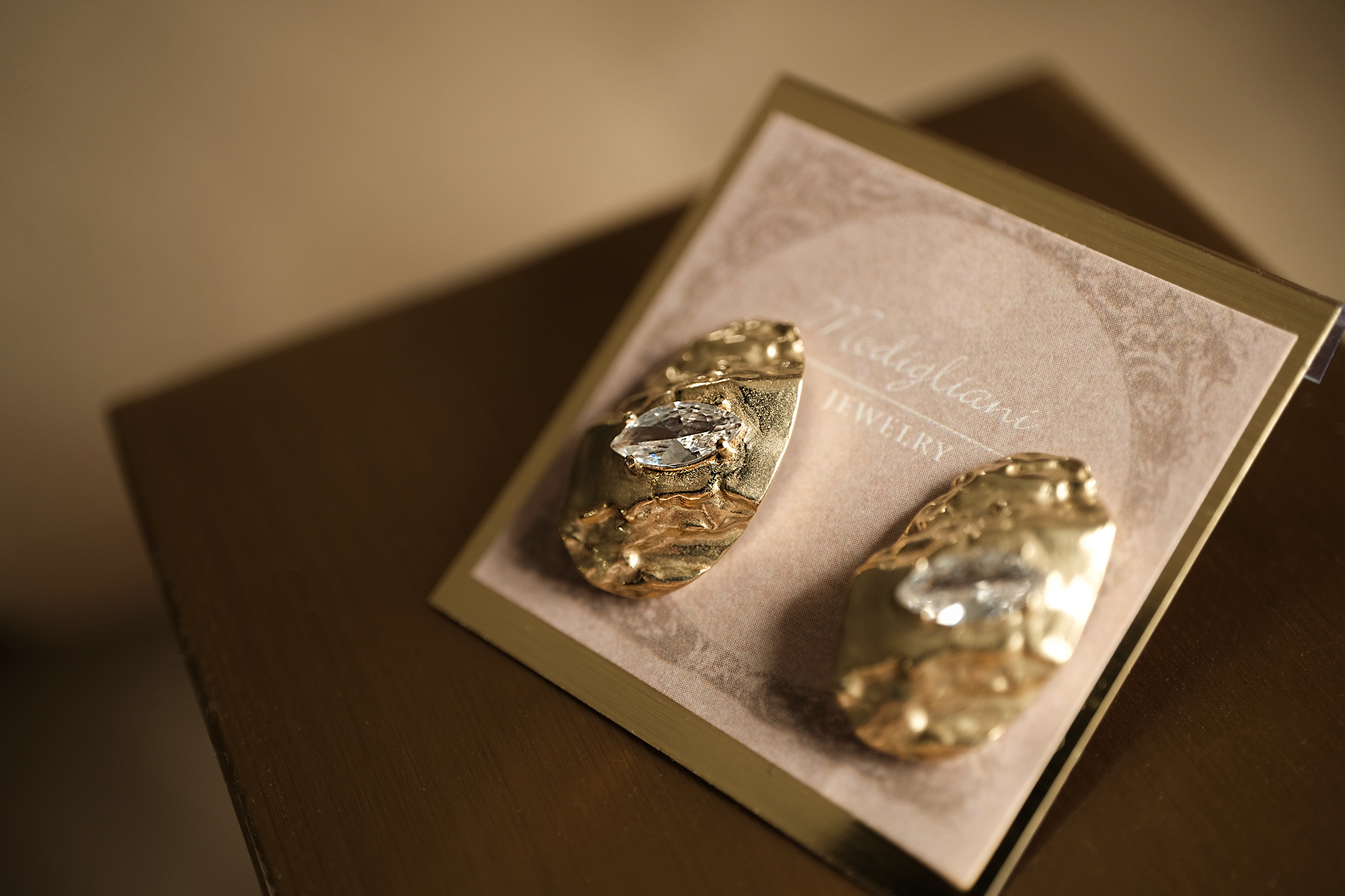 黃銅飾品, 耳環, 飾品, 黃銅, 鋯石,基本款,百搭