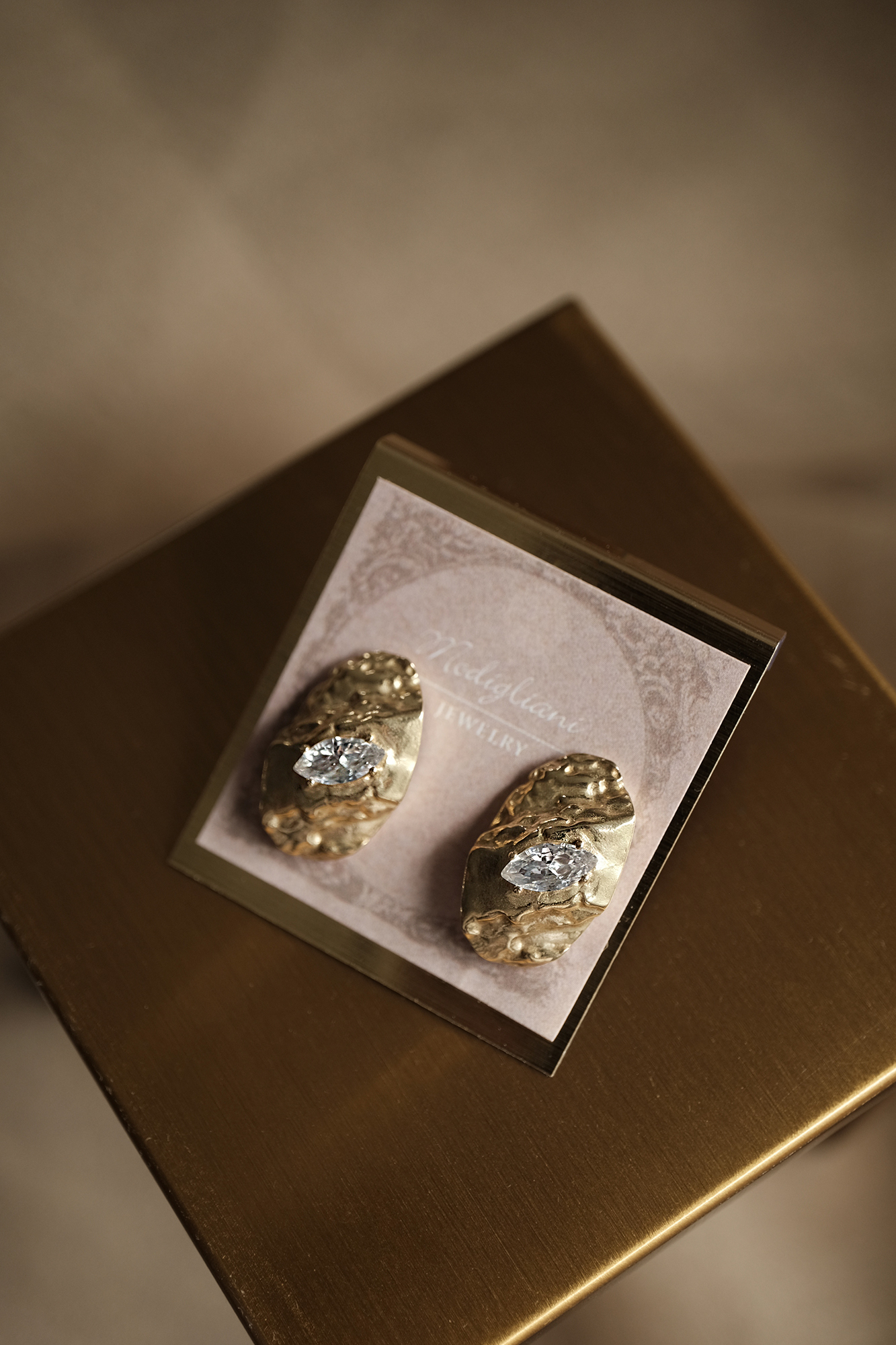 黃銅飾品, 耳環, 飾品, 黃銅, 鋯石,基本款,百搭