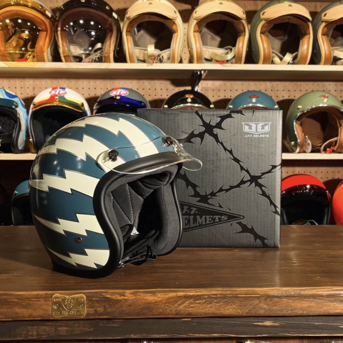 3-JFT & Clay Smith Cams 新款二代 閃電叼菸鷹-軍藍色