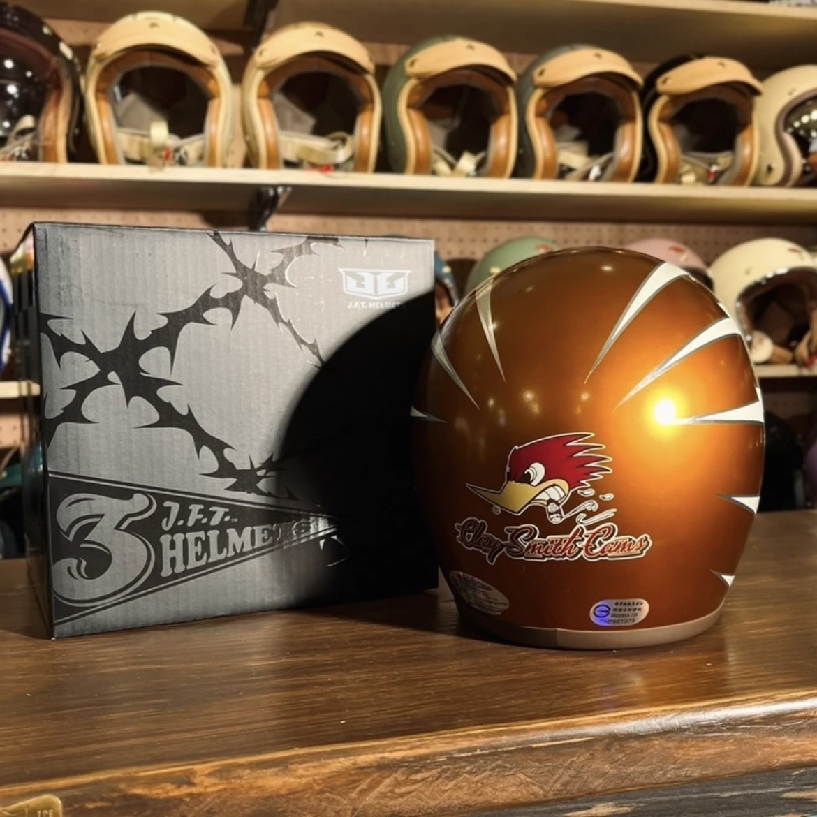 3-JFT & Clay Smith Cams 新款二代 閃電叼菸鷹-橘銅色