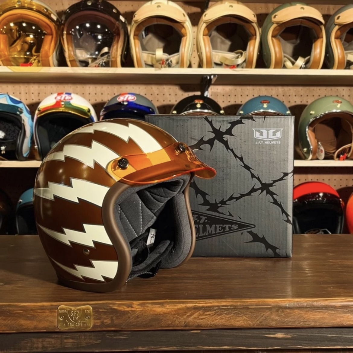 3-JFT & Clay Smith Cams 新款二代 閃電叼菸鷹-橘銅色