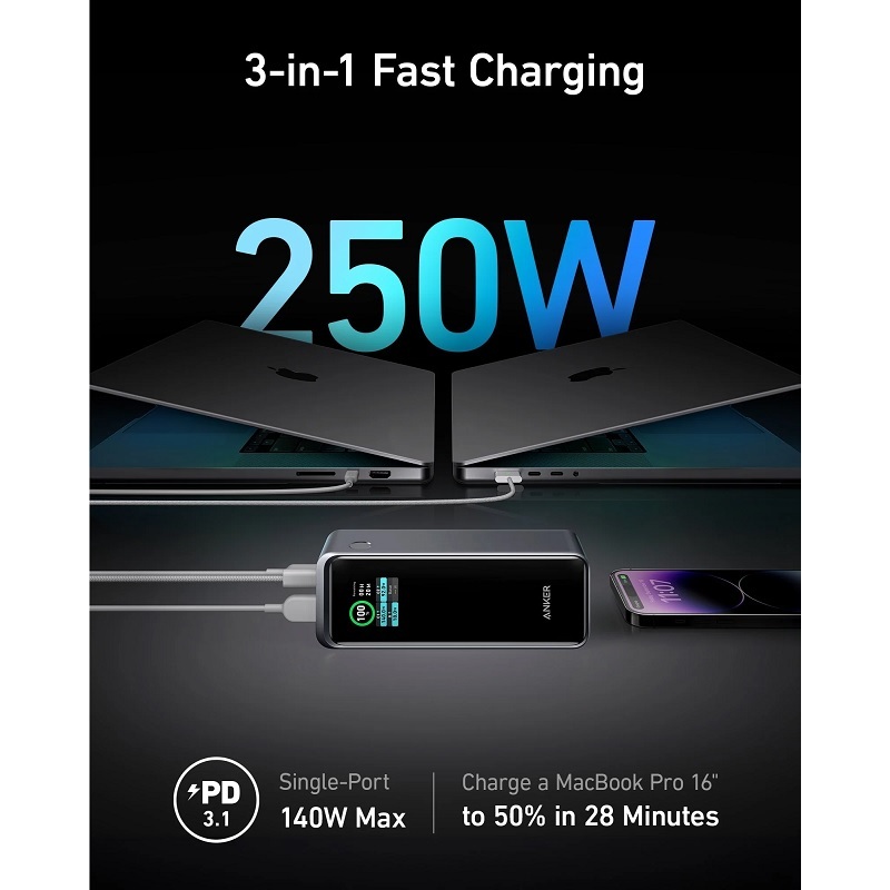 Anker Prime 27650mAh (250W) 移動電源 A1340011