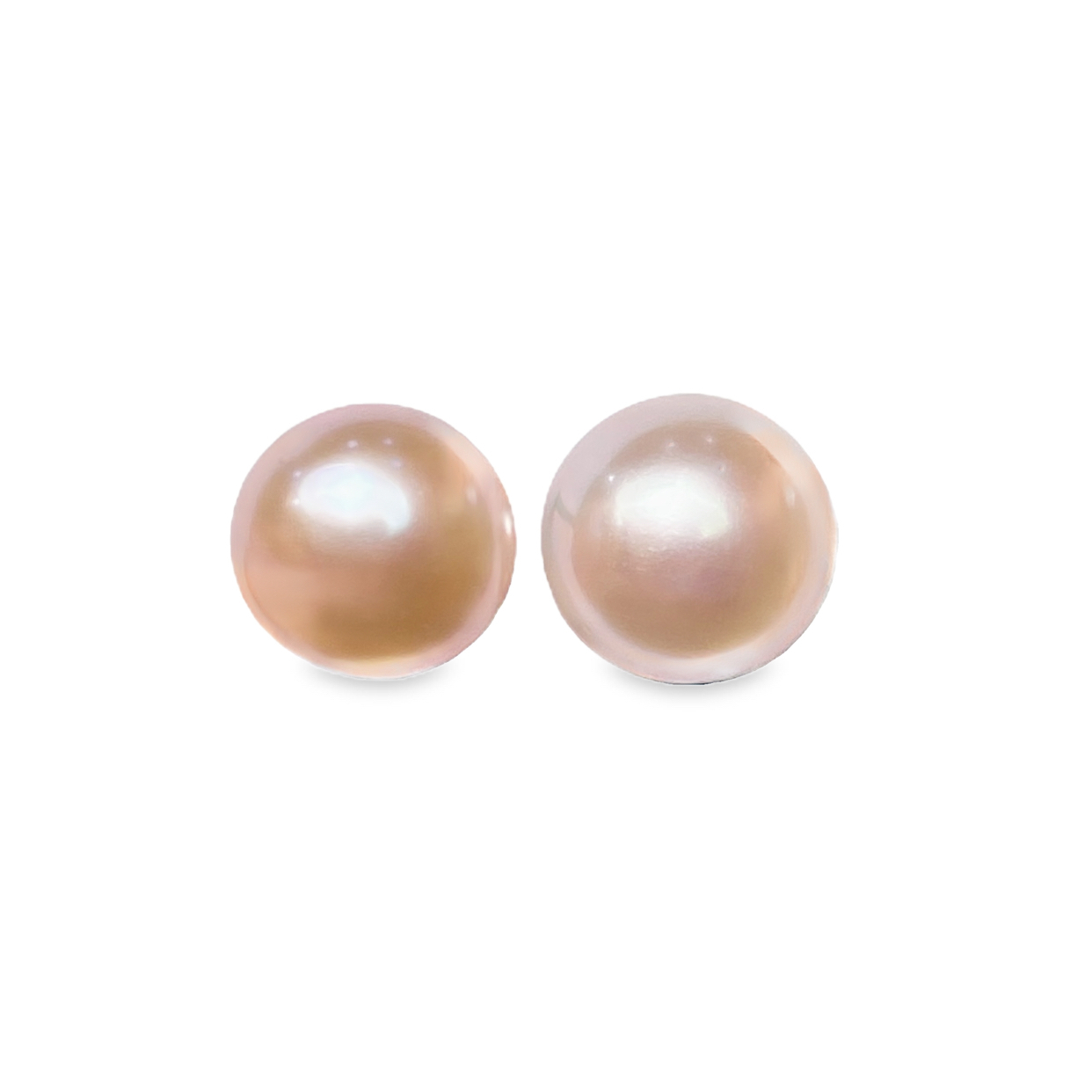 T631珍珠耳釘(粉色)
