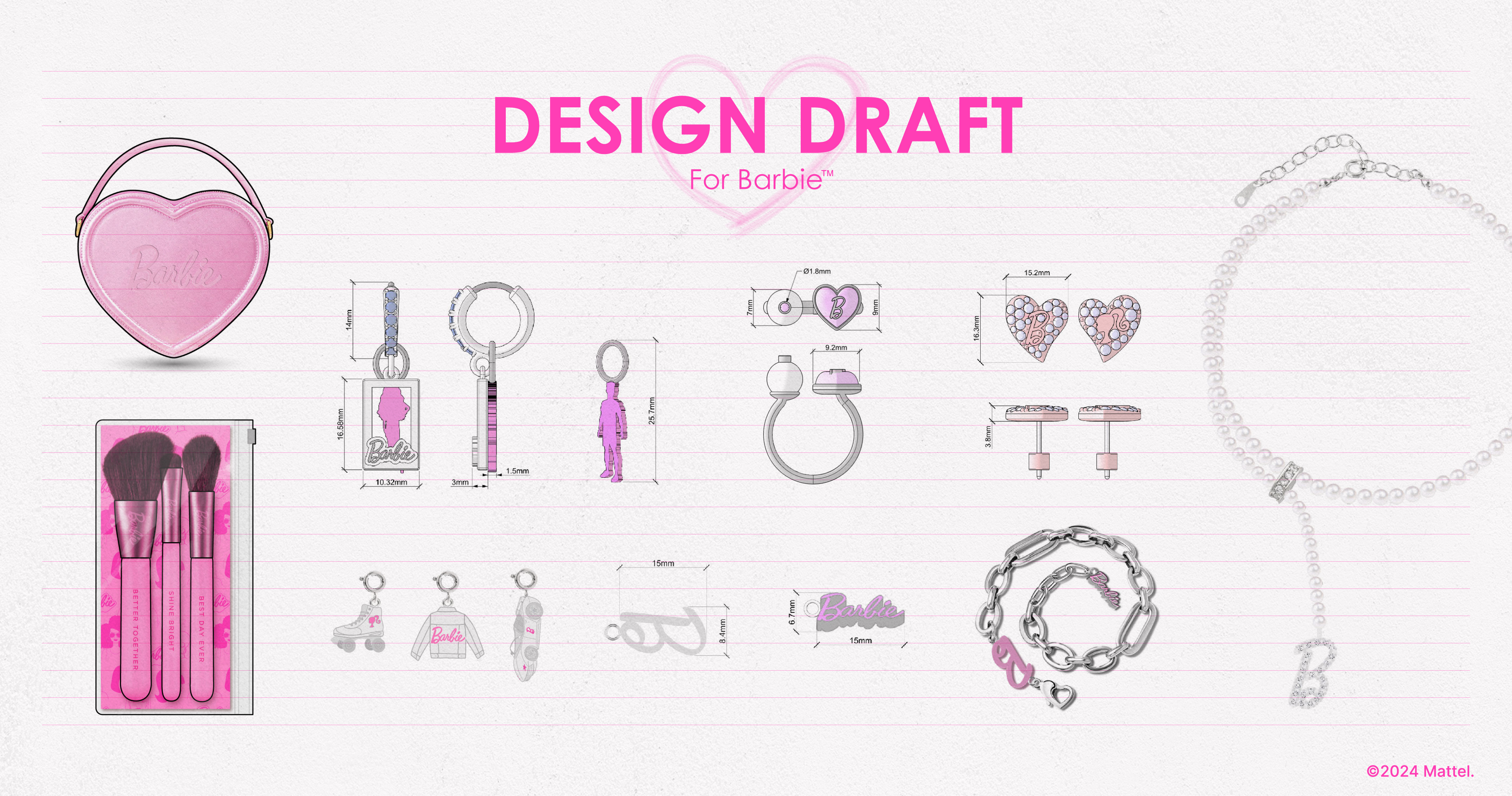 Barbie 芭比全新聯名飾品企劃 - BONNY & READ 飾品