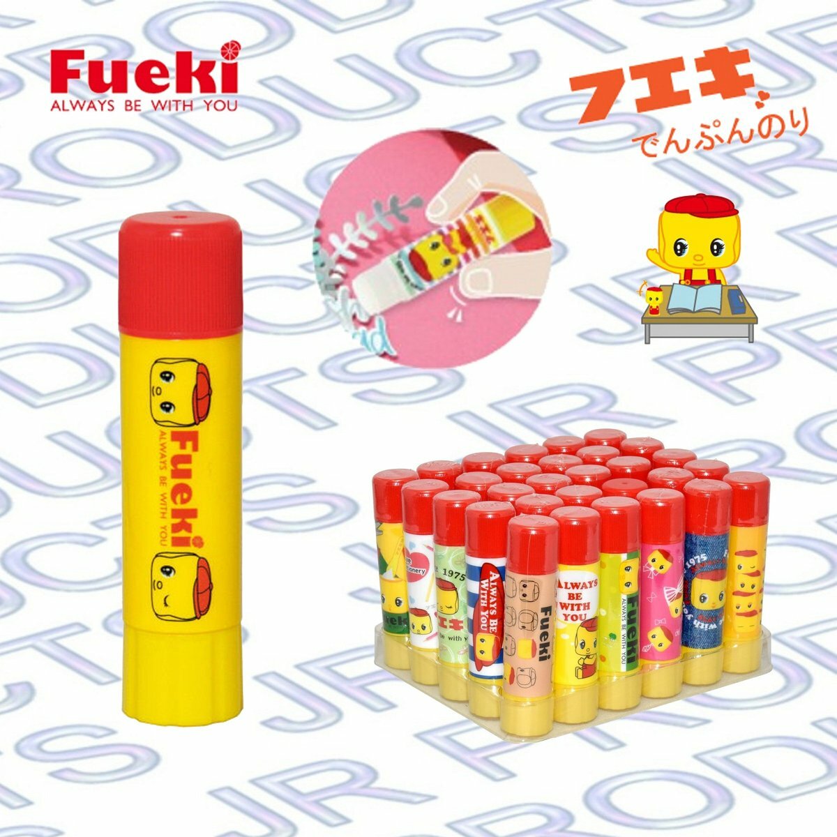 Fueki - 日本製 FUEKI 經典公仔頭漿糊筆 6克【款式隨機發貨】《香港行貨》- 1 支