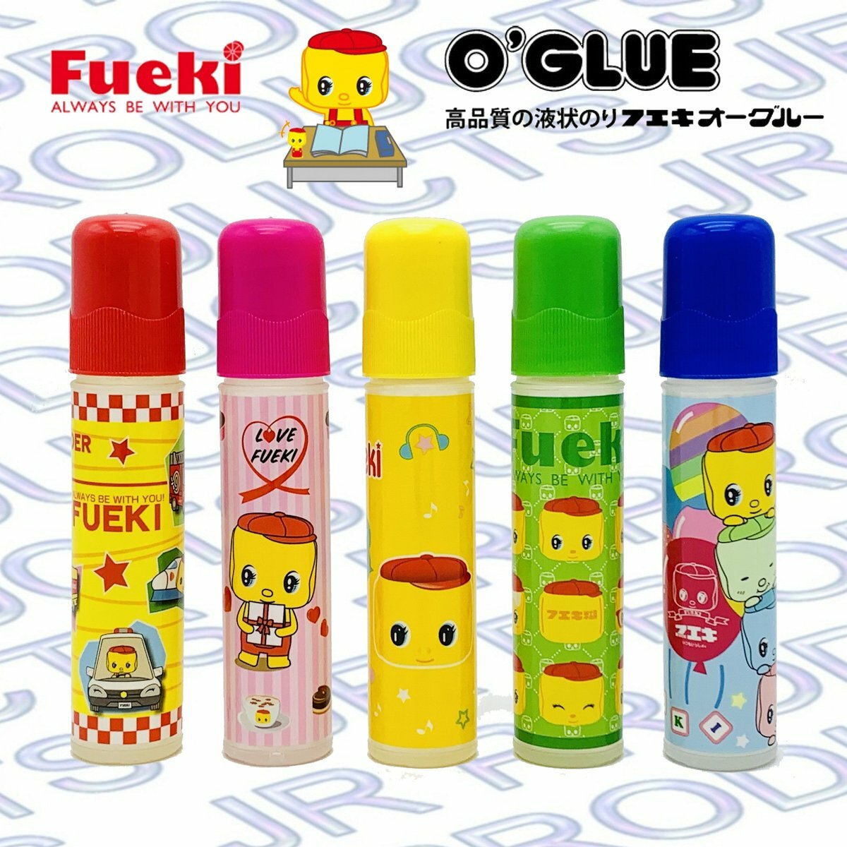 Fueki - 日本製 FUEKI 透明膠水 30毫升 #GK3, 全套款式5支裝《香港行貨》
