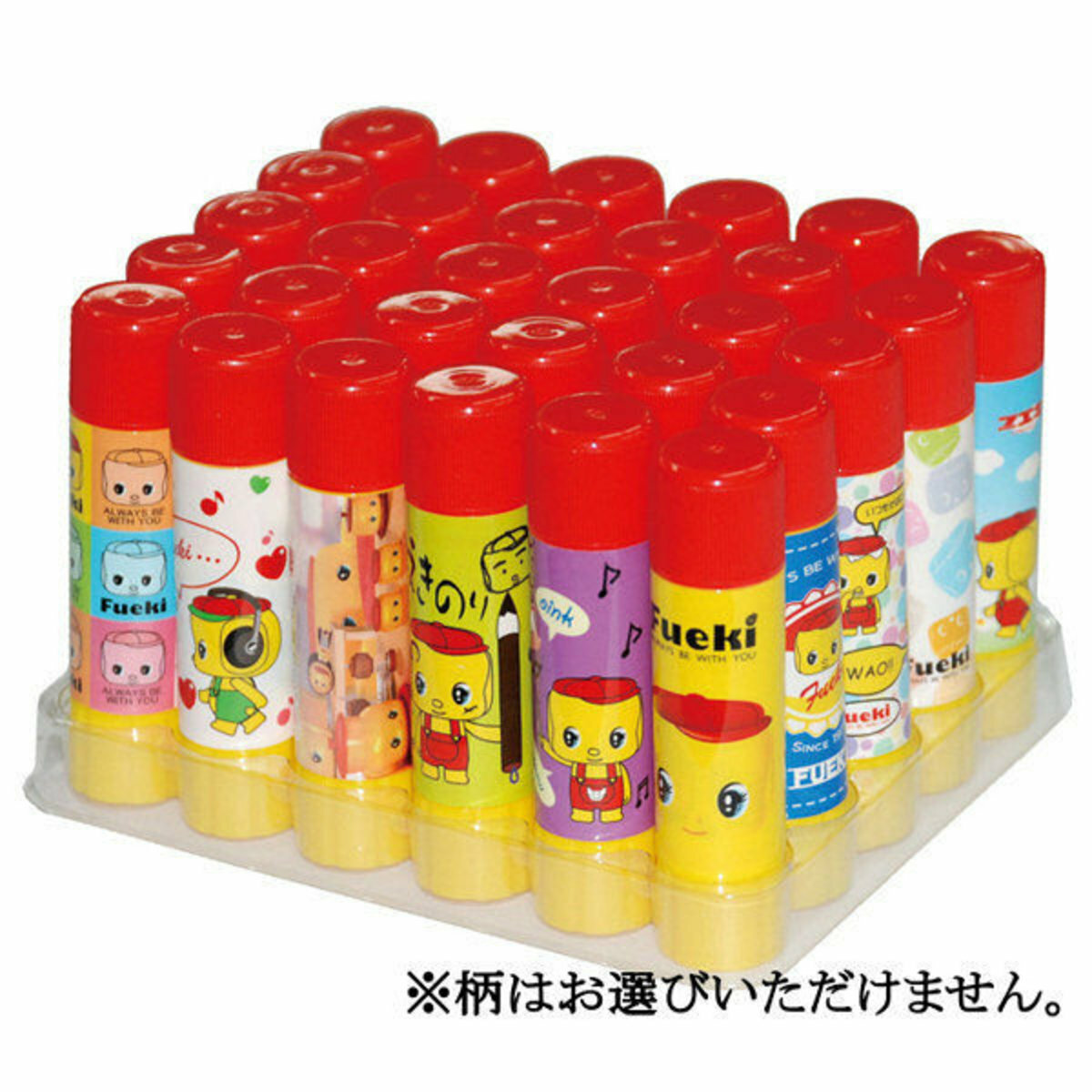 Fueki - 日本製 FUEKI 經典公仔頭漿糊筆 6克 x 30款式全套《香港行貨》